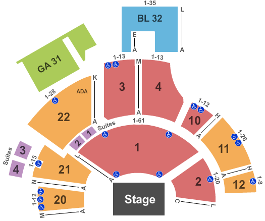 Mountain Winery Mountain Winery Seating Chart