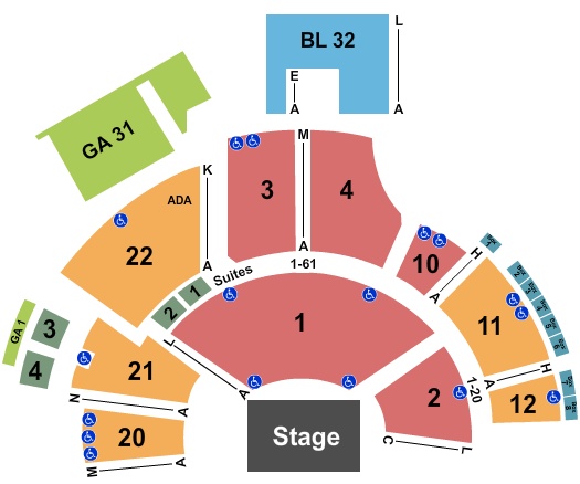 Mountain Winery Mountain Winery Seating Chart
